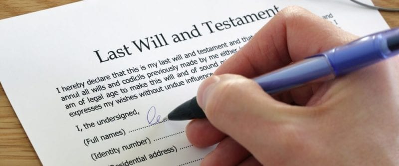 last will and testament in NC