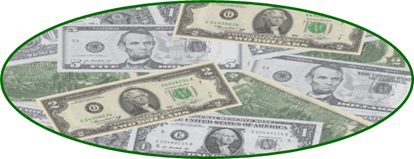 background of US dollars 