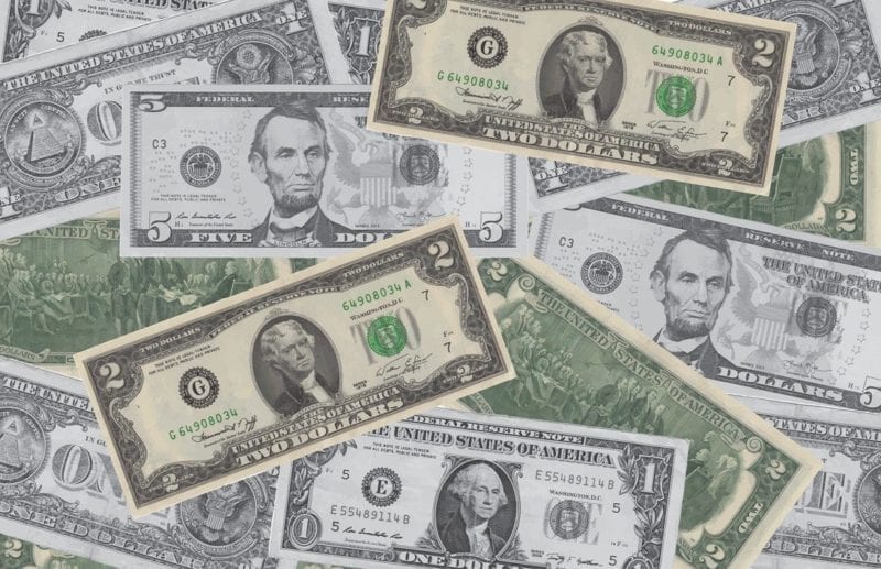 USD Different Values showing division of marital assets