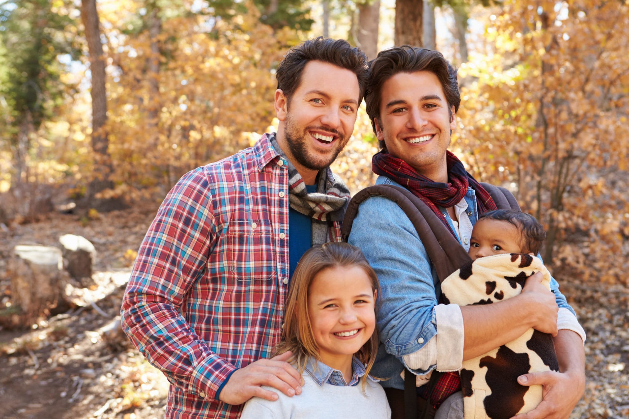 Gay Male Couple With Children - Surrogacy